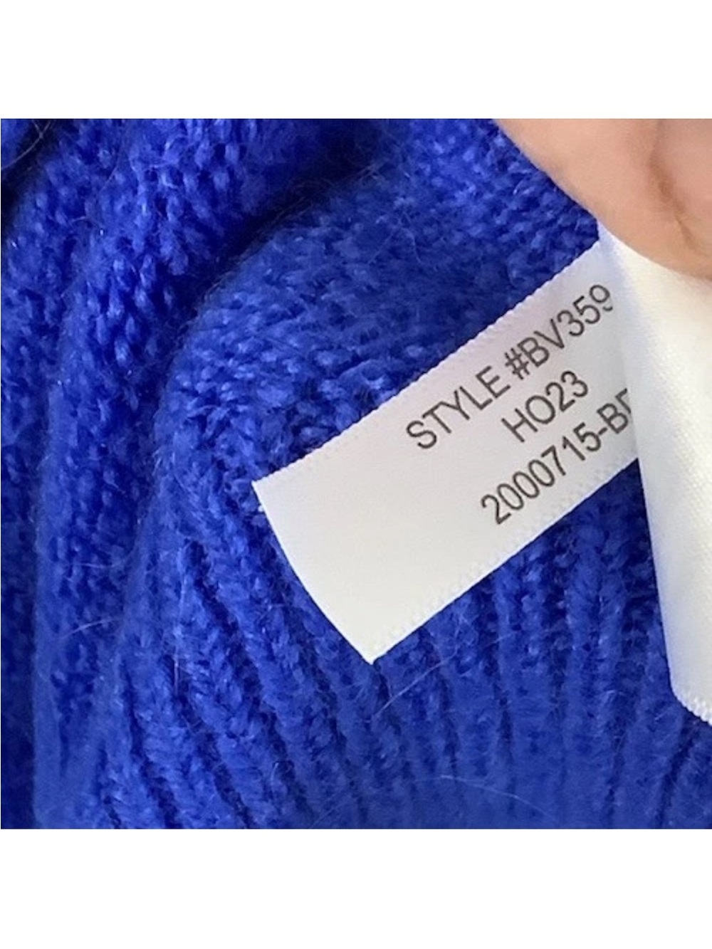 J Crew Sz L Chunky Crewneck Pullover Sweater In Super Soft Yarn In Blue - Picture 7 of 7
